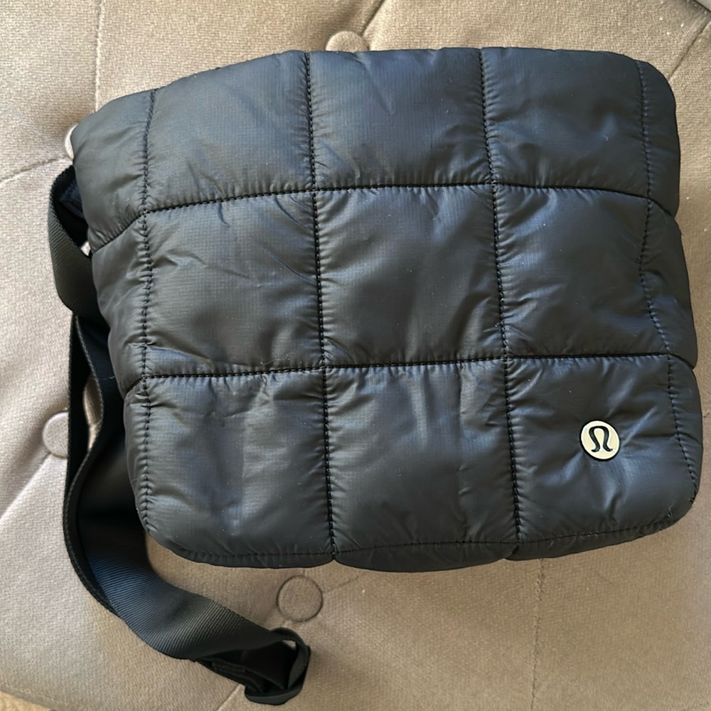 Quilted Grid Crossbody Bag